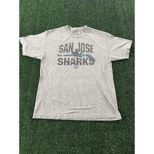 Old Time Hockey San Jose Sharks NHL M Gray T Shirt